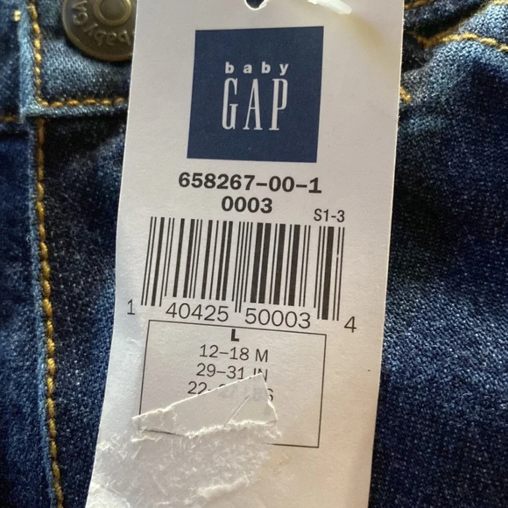 Vintage WT‎ Baby Gap Unisex L (12-18 Months) 100% Cotton Denim Jeans